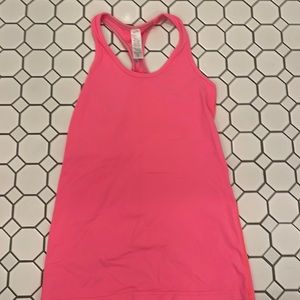 Bright pink ivivva tank top